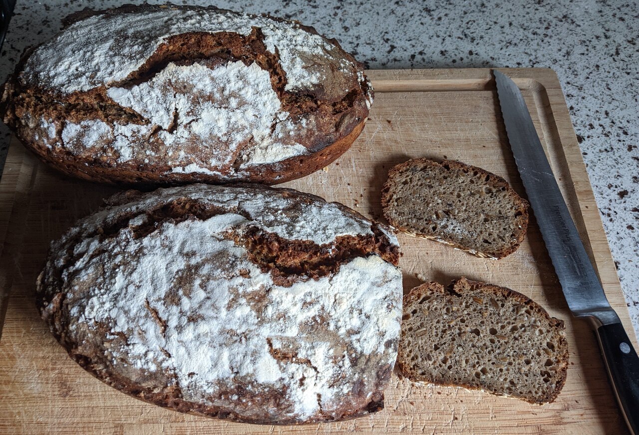 German Style Sourdough Bread loafs