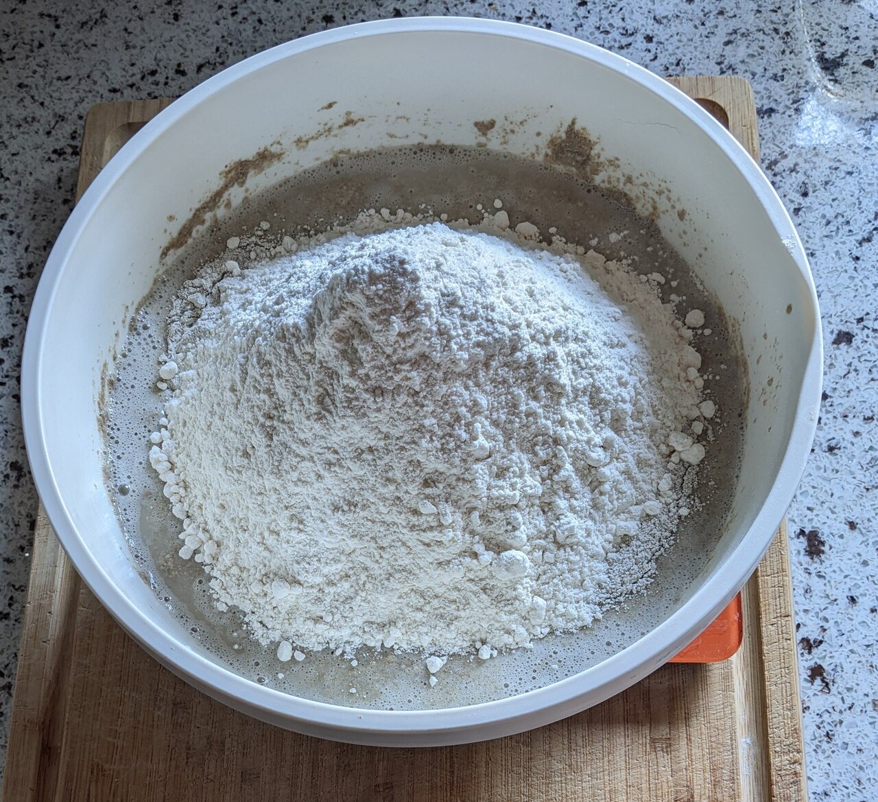 Add bread flour